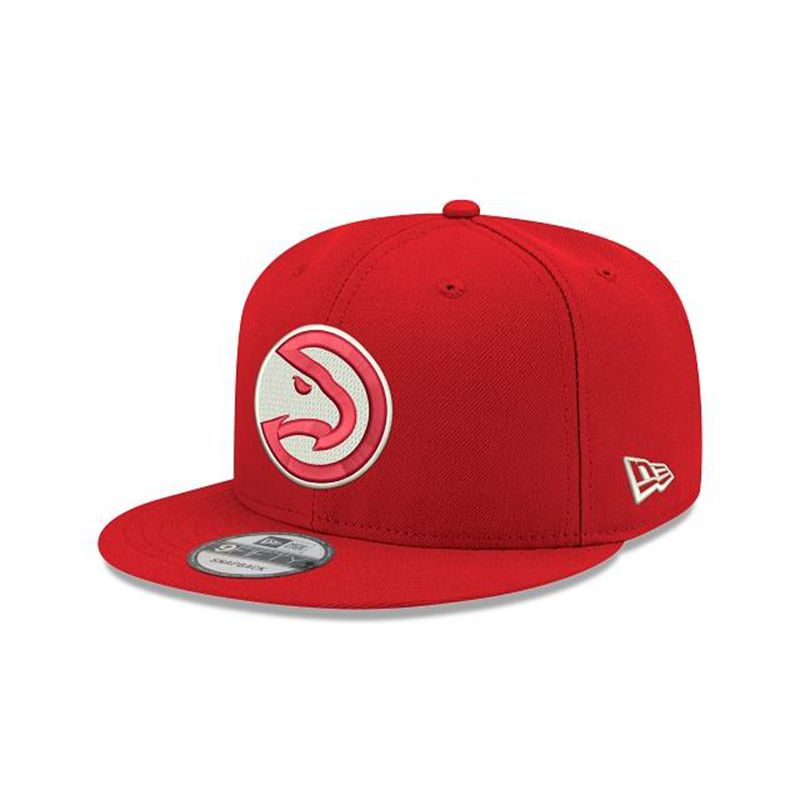 NBA Atlanta Hawks Basic 9Fifty Snapback (HTO7286) - Red New Era Caps